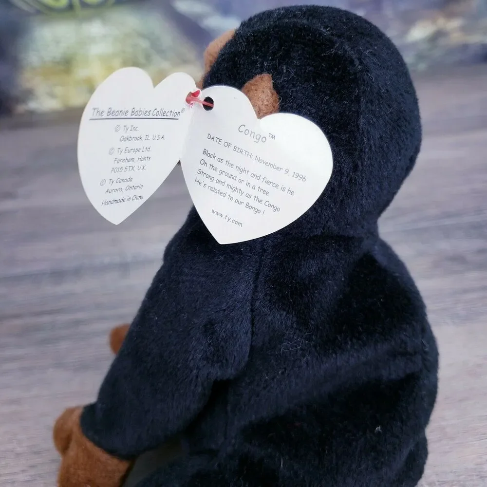 Ty Beanie Babies Congo the Gorilla Plush 6